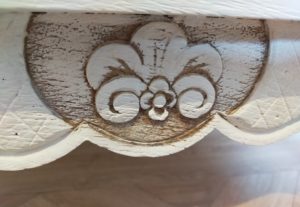CERUSE-BOIS-RUSTIQUE-CUSTOMISATION le relooking mobilier sur fleurette